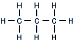 プロパンの構造式